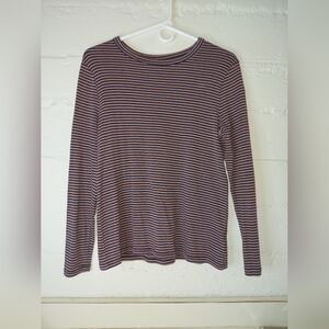 a new day Striped Long Sleeve Tee